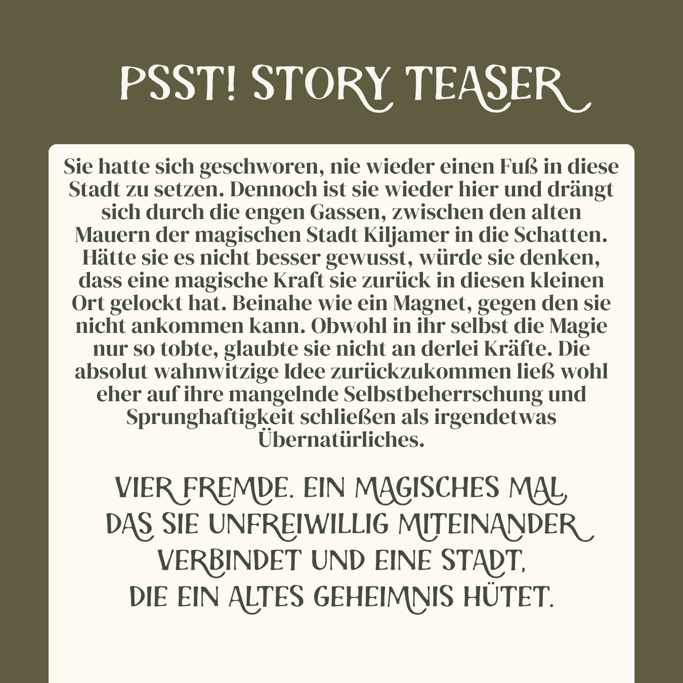 Brief 1 Einzelausgabe Letters from Kiljamer - Fantasy Mail Club, illustrierter Briefroman, Fantasy Mail Abenteuer